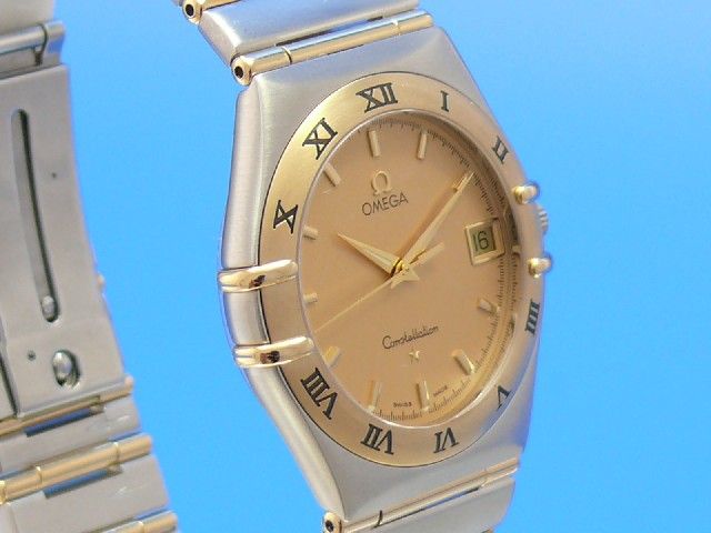Omega Constellation Stahl/Gold Herren/Damen