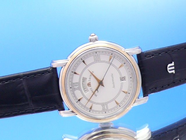 Maurice Lacroix Day/Date Automatik Stahl/Gold