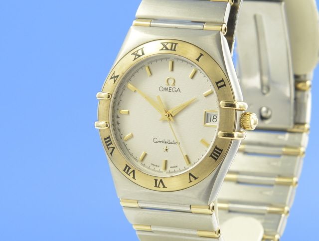 Omega Constellation 35 mm Stahl/Gold