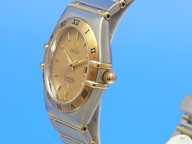 Omega Constellation Damen Automatik Stahl/Gold