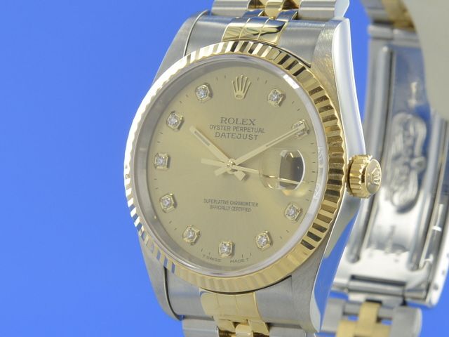 Rolex Datejust 36 mm Stahl/Gold