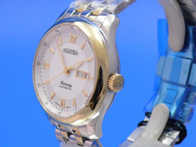 Roamer Mercury Herrenuhr Stahl/Gold (vergoldet)