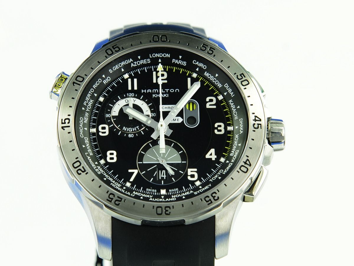 Hamilton Khaki Aviation Worldtimer Chronograph