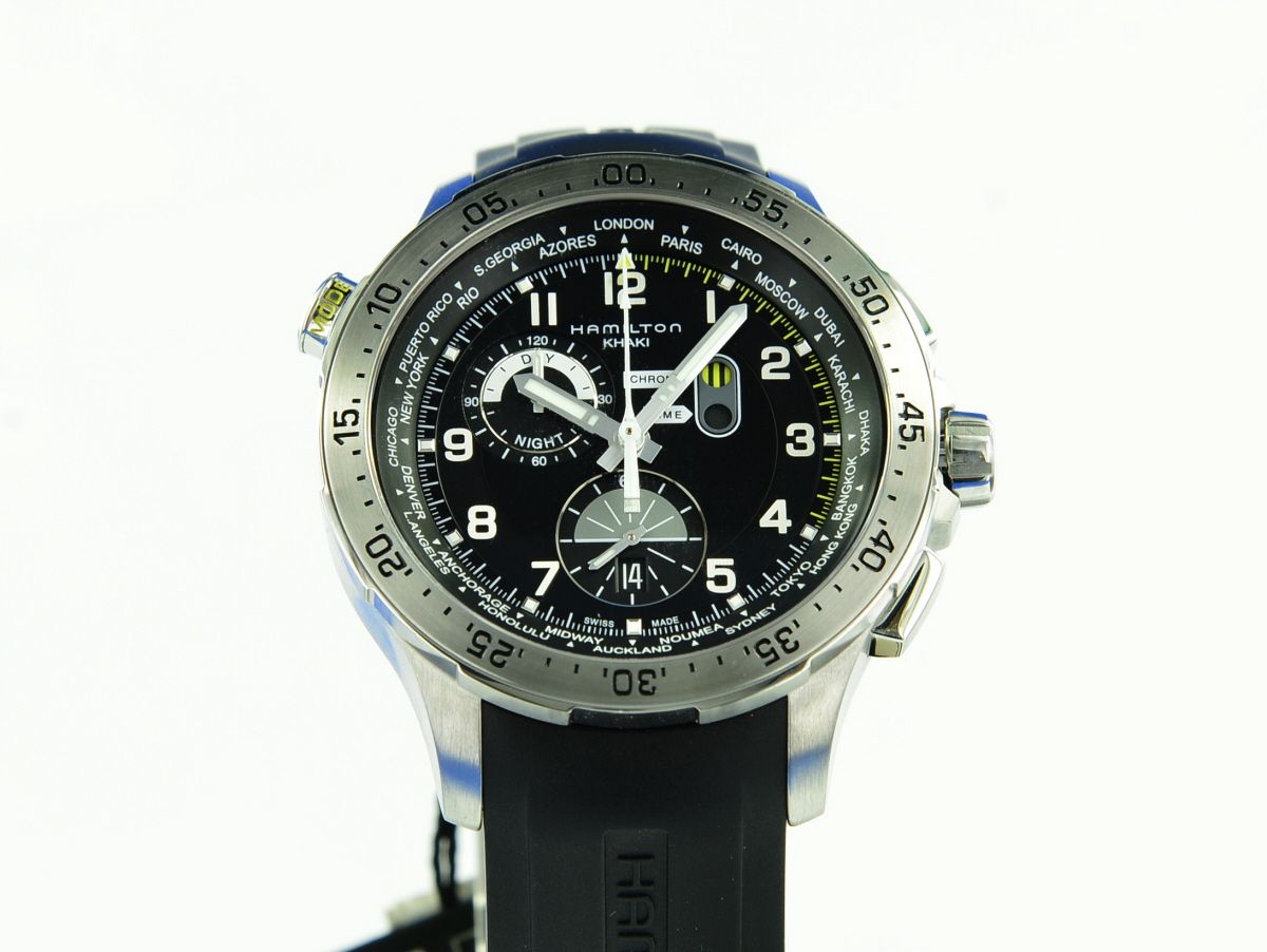 Hamilton Khaki Aviation Worldtimer Chronograph