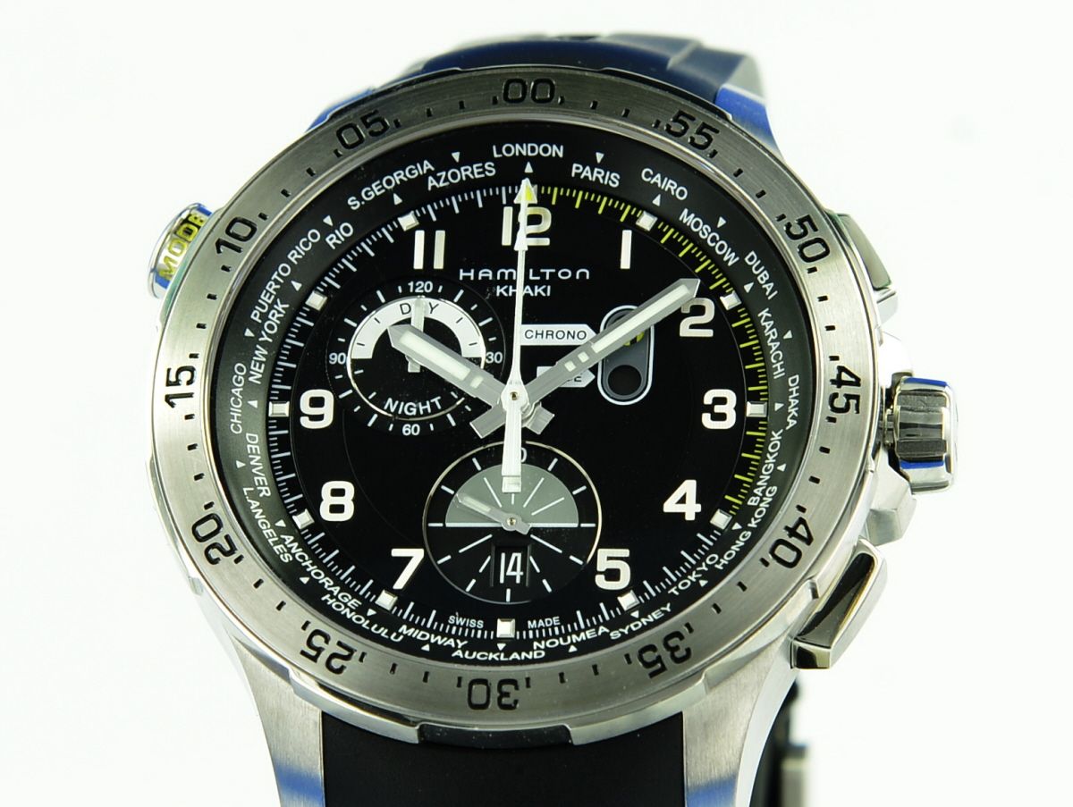 Hamilton Khaki Aviation Worldtimer Chronograph