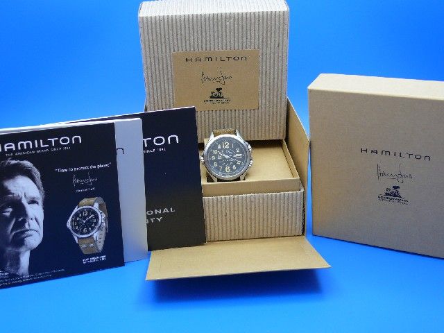 Hamilton Khaki Conservation GMT Harrison Ford 