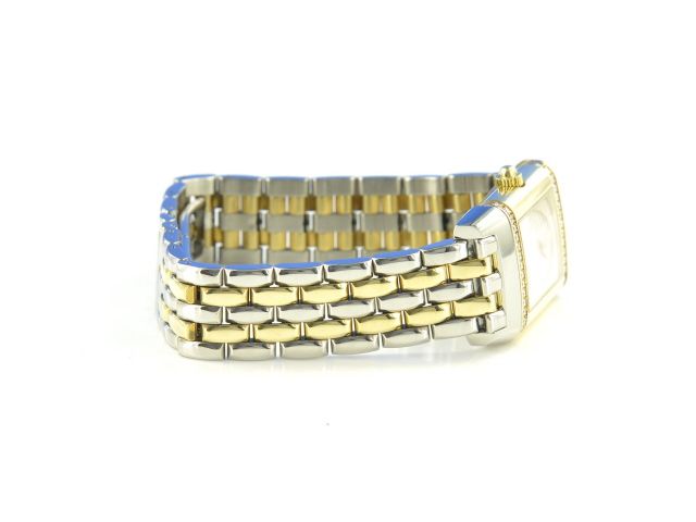 Jaeger-LeCoultre Reverso Duetto Diamanten Stahl / Gold Handaufzug