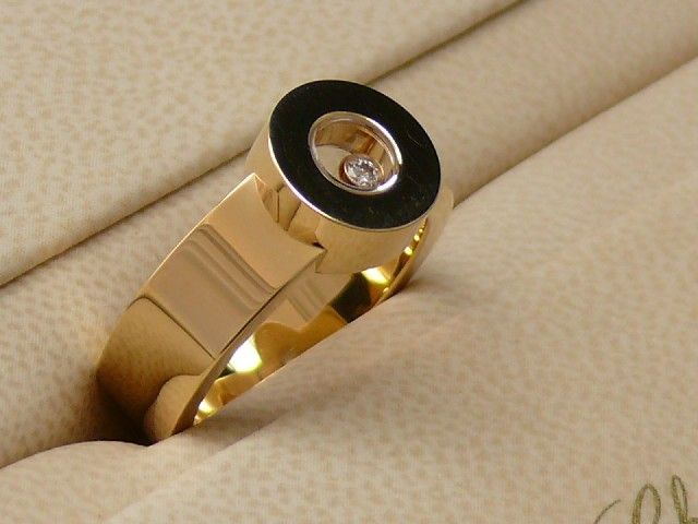Chopard Happy Diamonds Ring 18K GG gr.53 UVP.1.680 