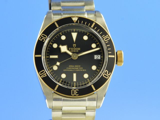 Tudor Heritage Black Bay Steel Gold