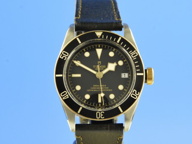 Tudor Heritage Black Bay Steel Gold