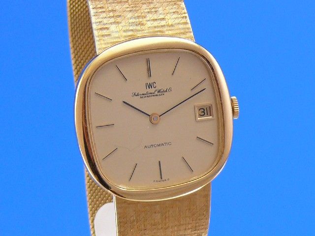IWC Herren 70er Jahre Automatik Uhr 18K7/50 Gelbgold