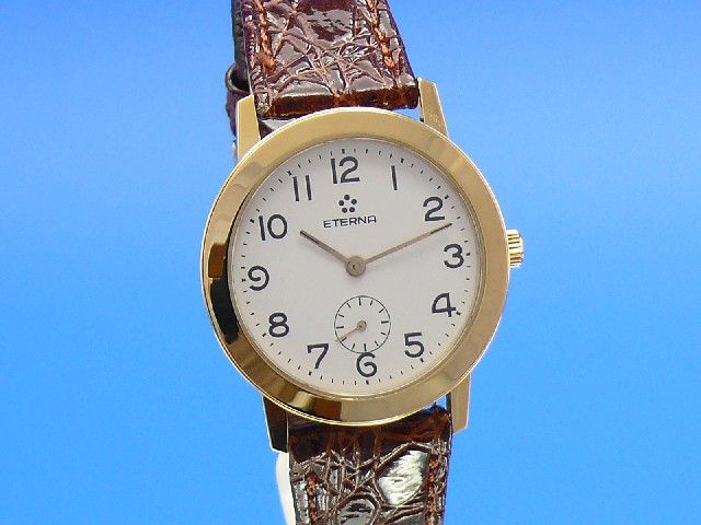 Eterna Herren/Damen Uhr 18K Gold