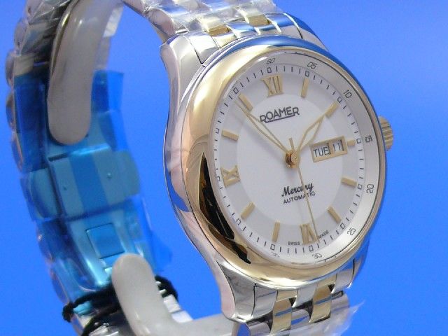 Roamer Mercury Herrenuhr Stahl/Gold (vergoldet)