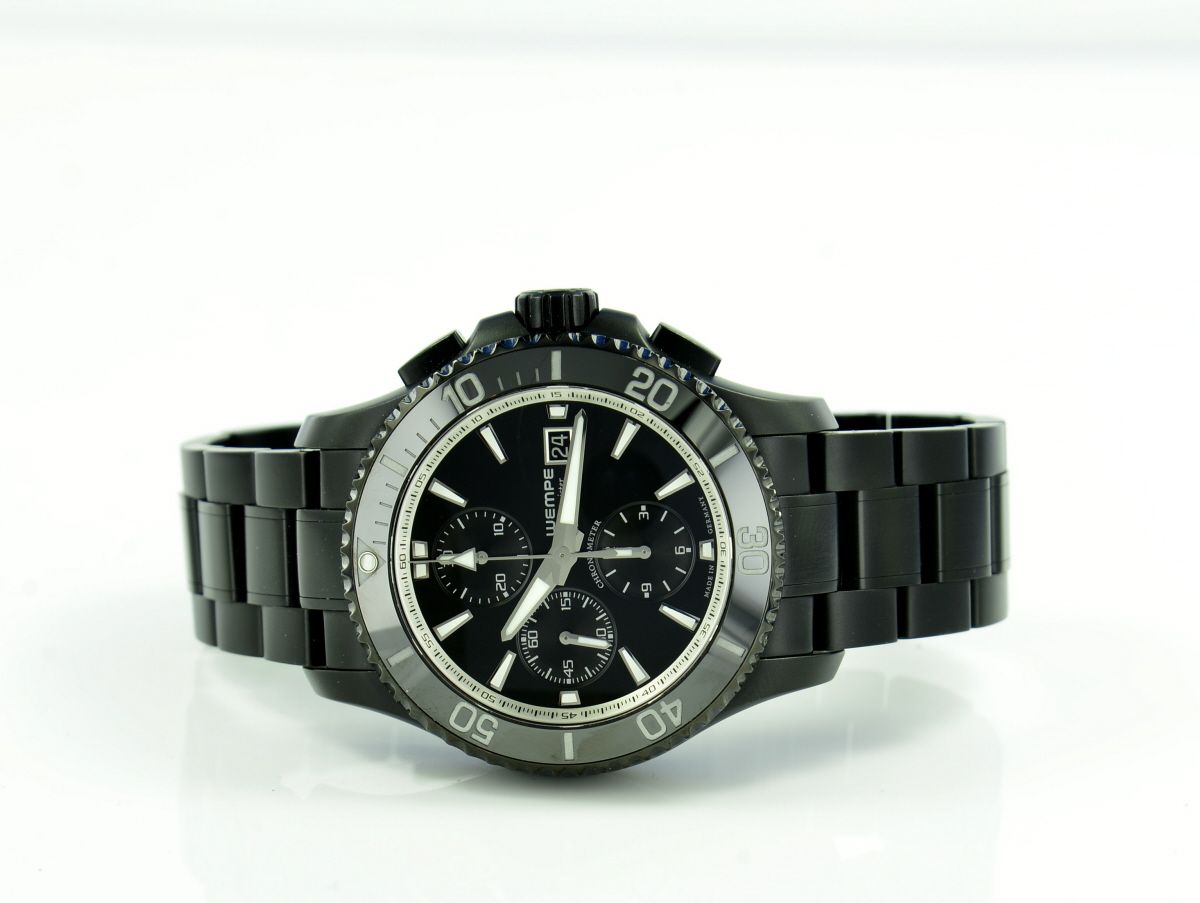Wempe Zeitmeister Sport Taucher Chronograph DLC Chronometer WM690004
