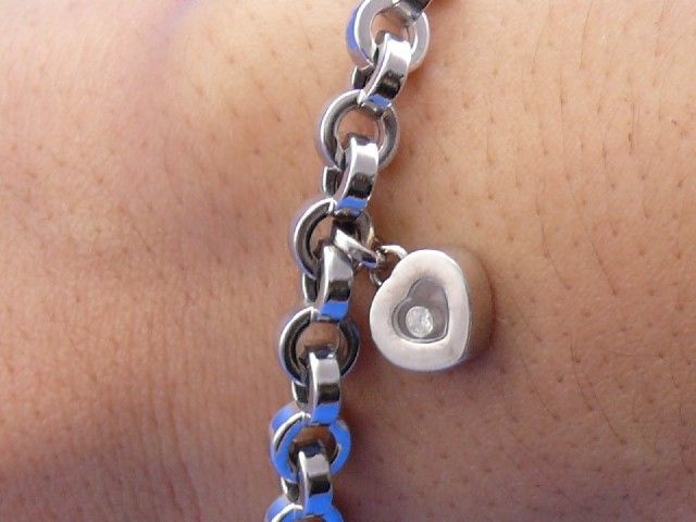 Chopard Happy Diamonds mit Herz 18kt Weigold Armband