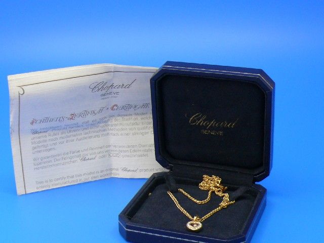 Chopard Happy Diamods Brillant Herz u. Kette 750K