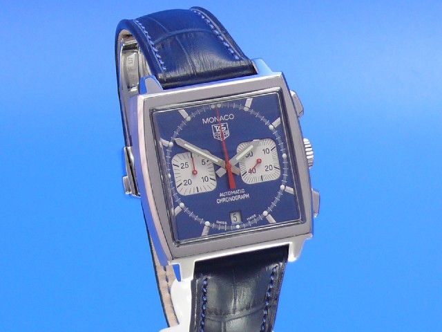 TAG Heuer Monaco Steve McQueen Re-Edition blau