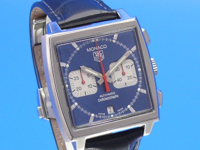 TAG Heuer Monaco Steve McQueen Re-Edition blau CW2113-0