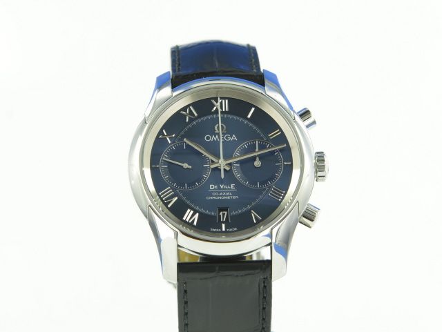 Omega Hour Vision De Ville Co-axial 42mm Chronograph Deep Blue