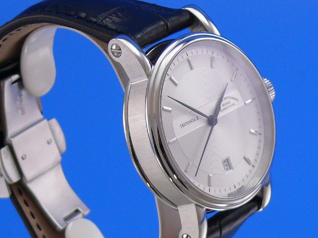 Mhle Glashtte Teutonia II Stahl Automatik 38mm