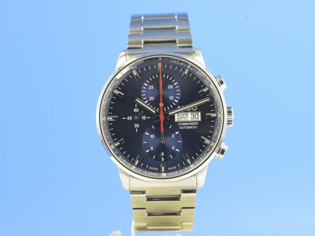 Mido Commander II blue Dial DayDate