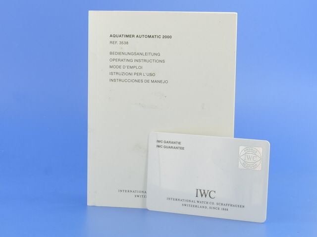 IWC Aquatimer Cousteau Diver Limited Edition