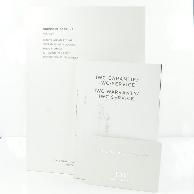 IWC Big Pilot Fliegeruhr 7 Days 5004 aus 2015