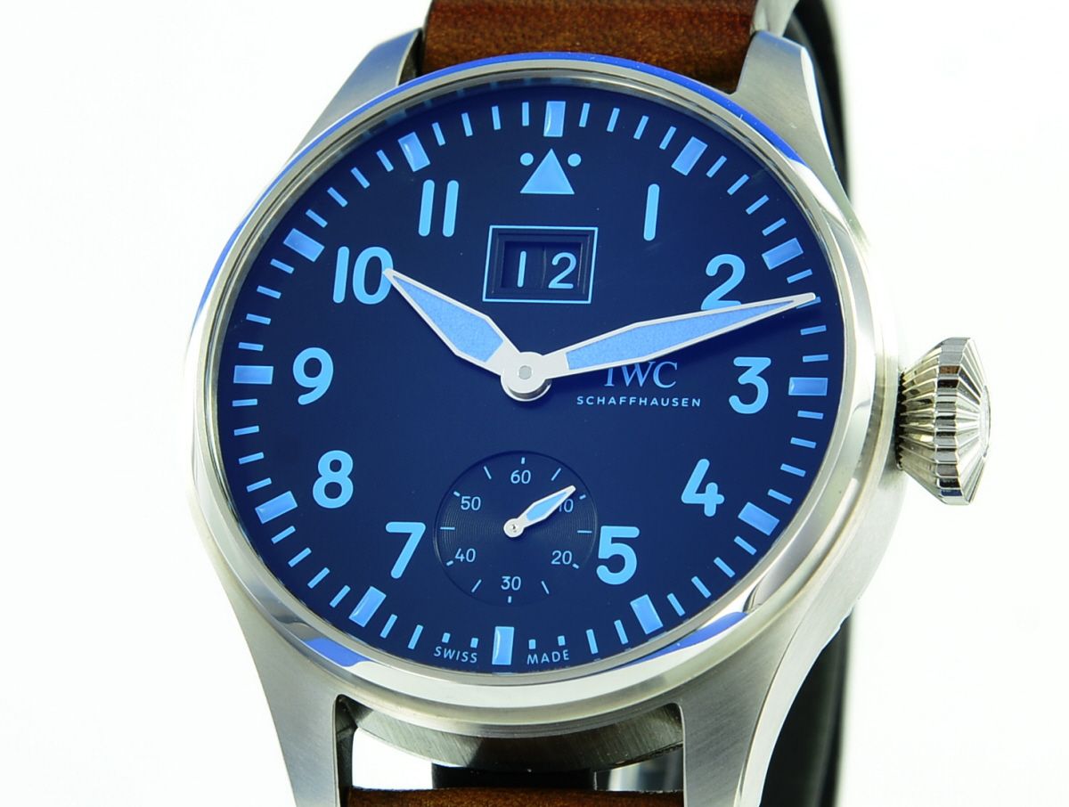 IWC Big Pilots Watch Bucherer Blue 100St. Weltweit
