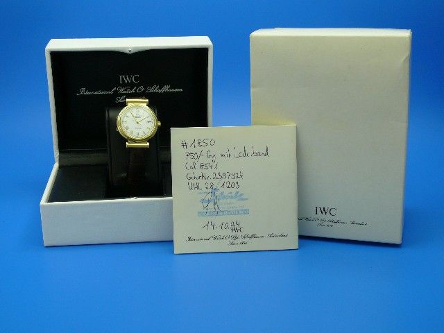 IWC Da Vinci 1850 Glasboden Caliber 8541B Pellatonaufzug