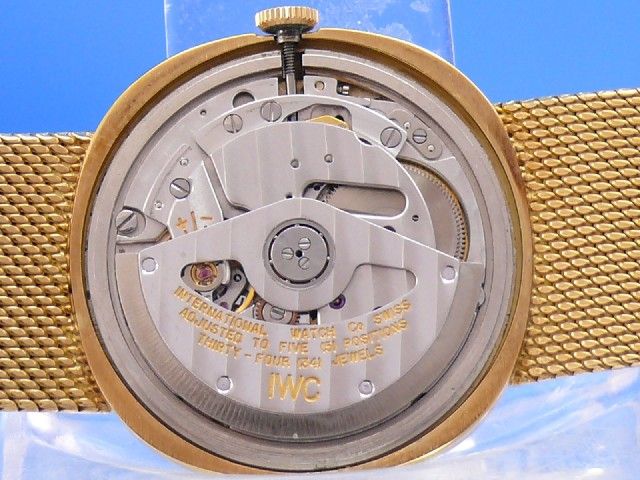 IWC Herren 70er Jahre Automatik Uhr 18K7/50 Gelbgold