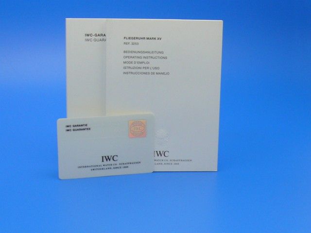 IWC MARK XV PAPIERE/Faltschliee