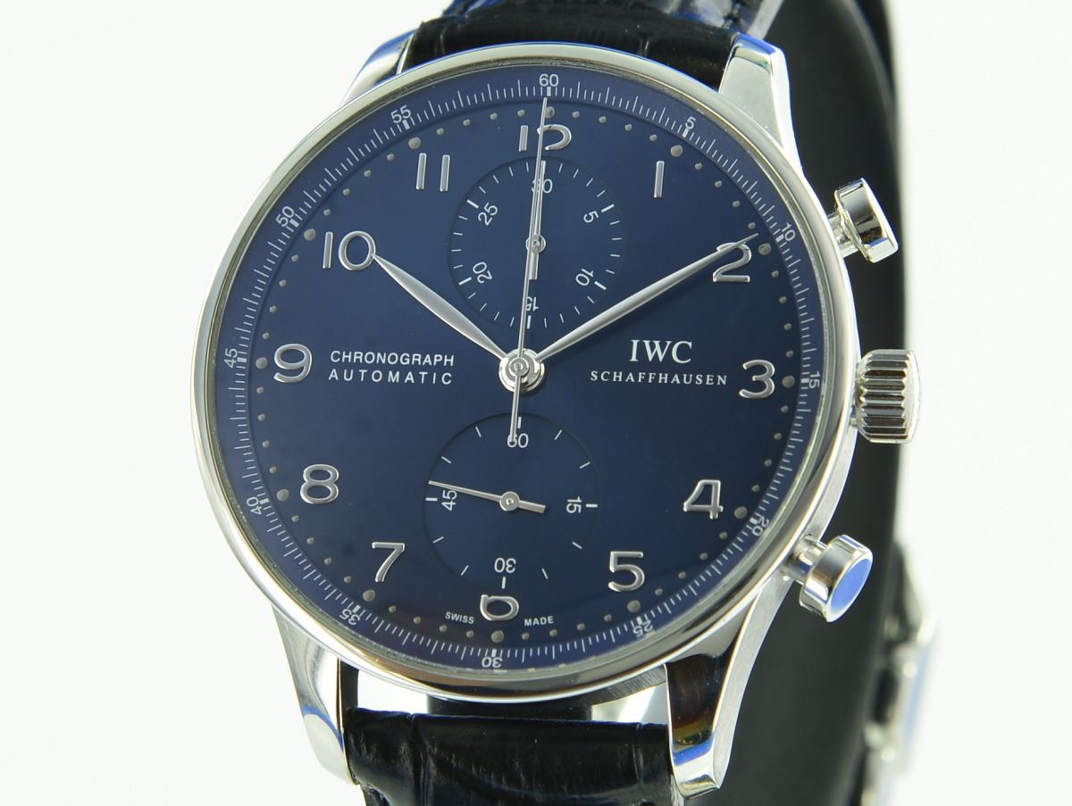 IWC Portugieser Chronograph Blue Dail
