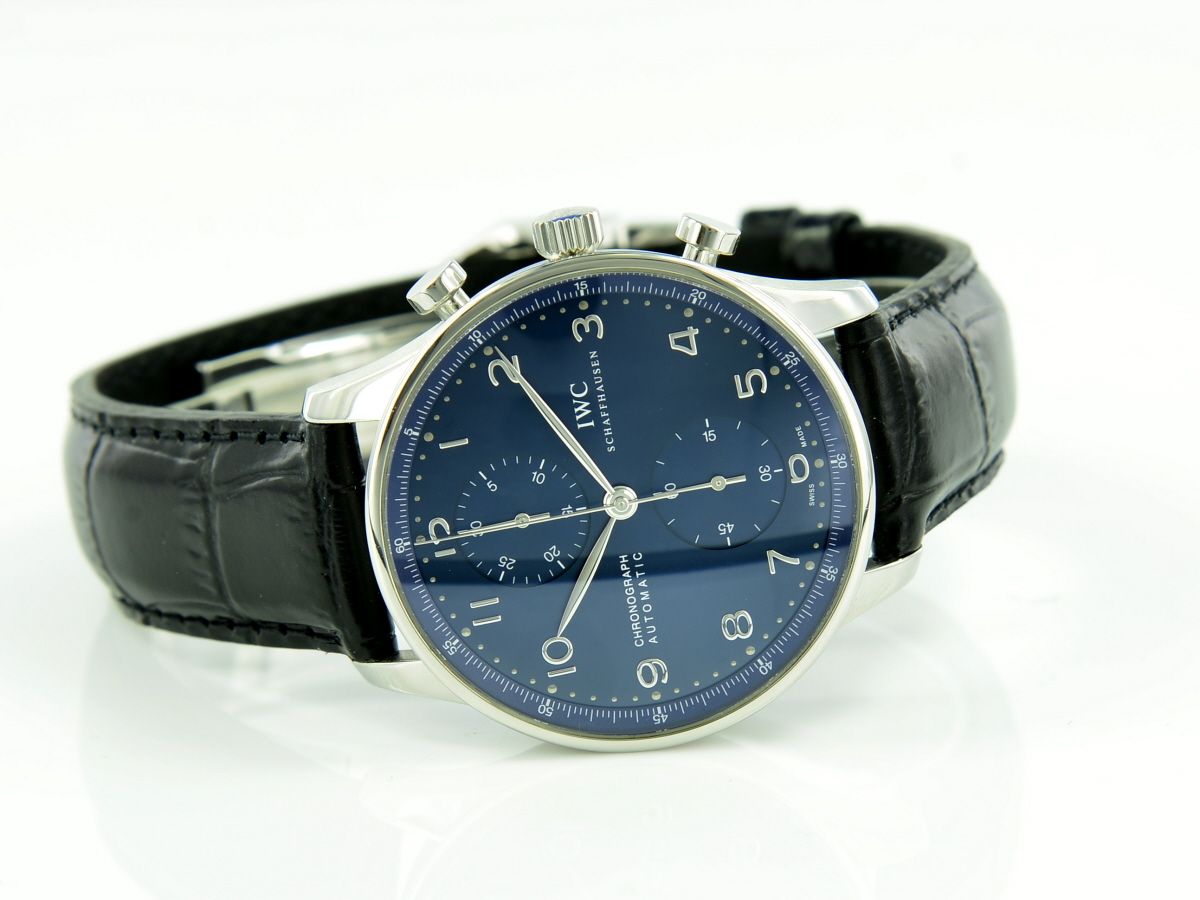 IWC Portugieser Chronograph Blue Dail