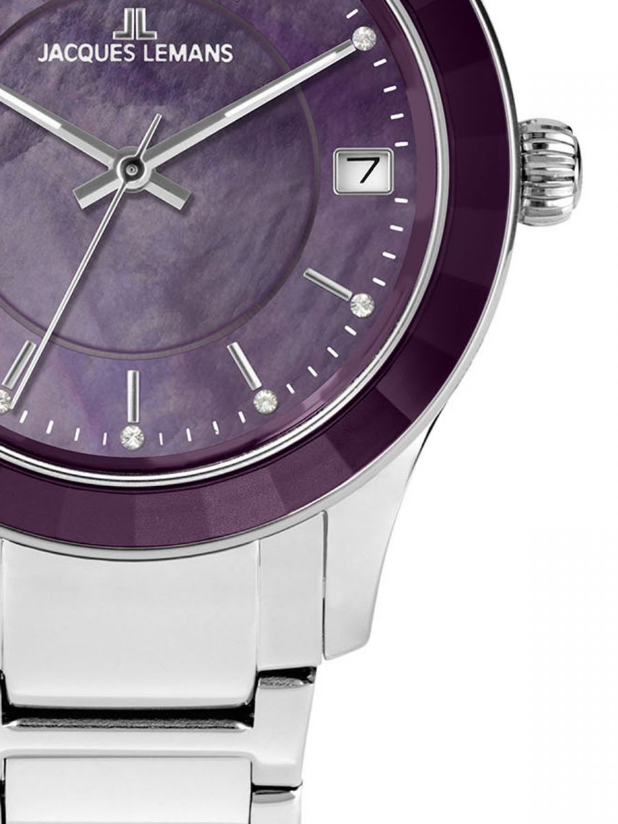 Jacques Lemans 1-2194E Damenuhr Venice 34 MM
