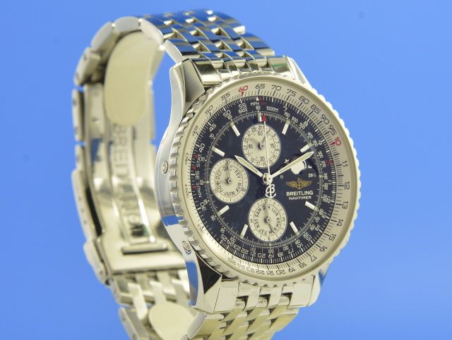 Breitling Navitimer Olympus Kalender mit Mondphase
