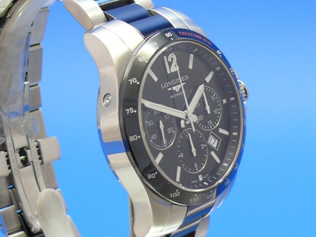Longines Conquest Chronograph Keramik NP 2.780