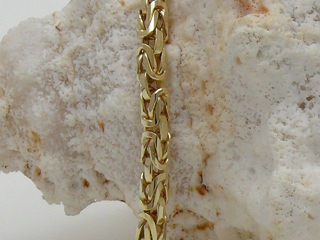 Kette massive Knigskette endlos in Gold 585/14K
