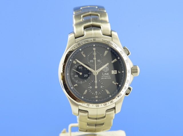 TAG Heuer LINK Blue Dail Chronograph