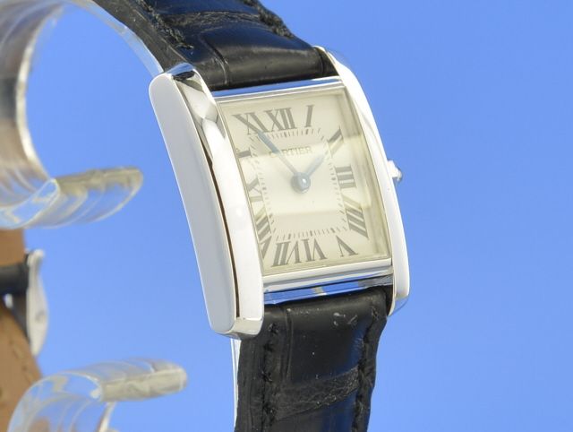 Cartier Tank Franaise Lady 18K White Gold