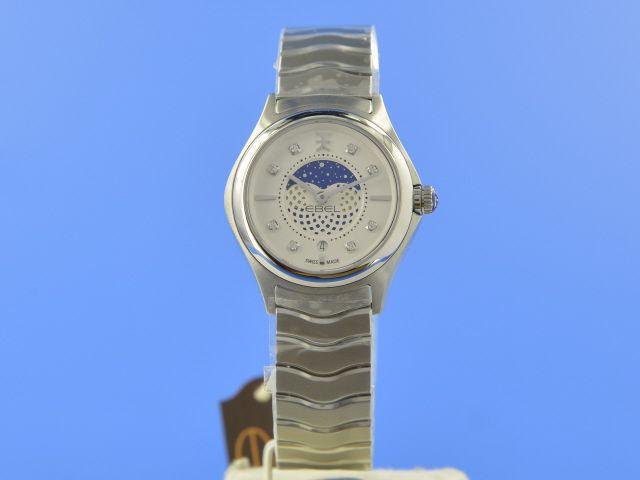 Ebel Wave Lady 30 mm Quarz Mondphase