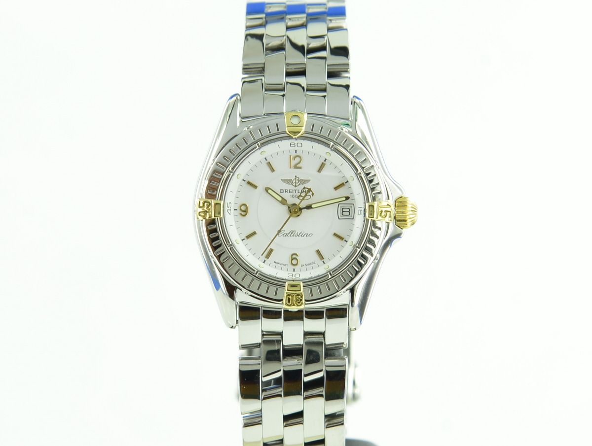 Breitling Callestino Lady Stahl/Gold
