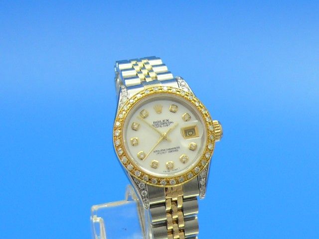 Rolex Lady-Datejust Brilliantziffernblatt & L�nette NICHT ROLEX