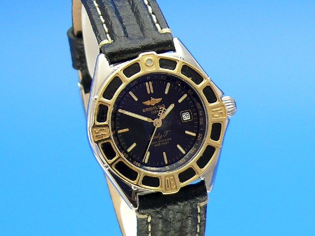 Breitling Lady-J Damen Uhr Stahl/Gold