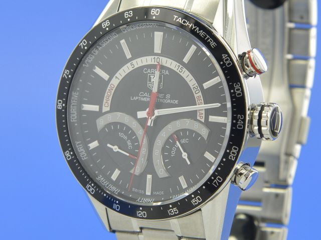TAG Heuer Carrera Calibre S Laptimer Steel 43MM