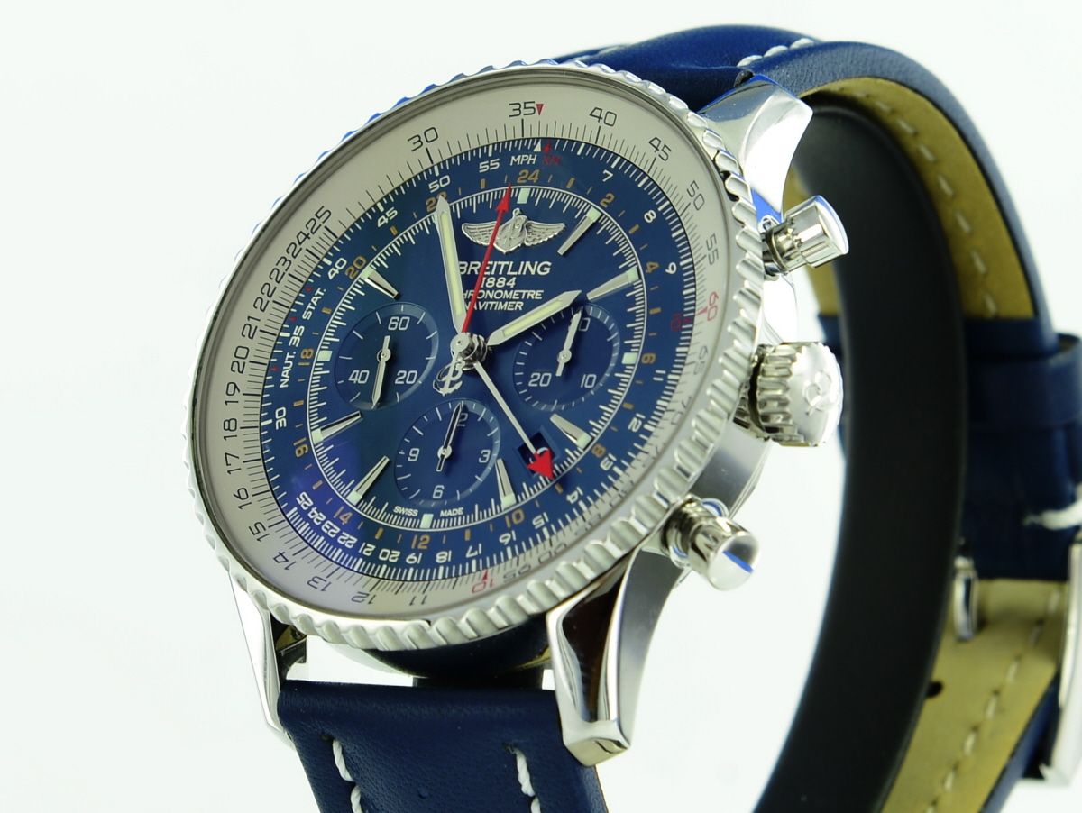 Breitling Navitimer GMT Aurora Blue Limited Edition