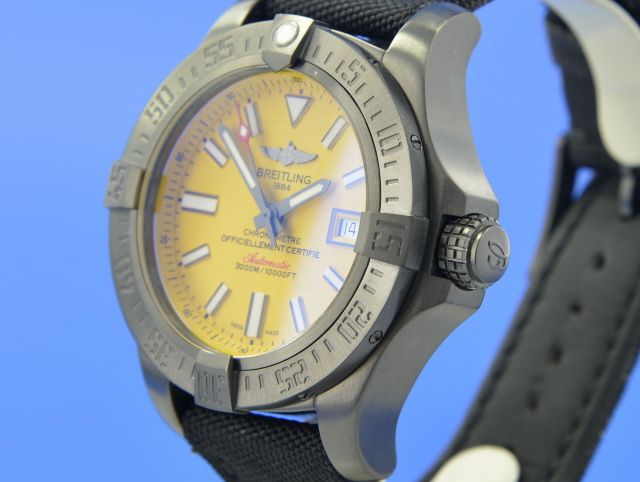 Breitling Avenger II Seawolf Blacksteel Limited Edition