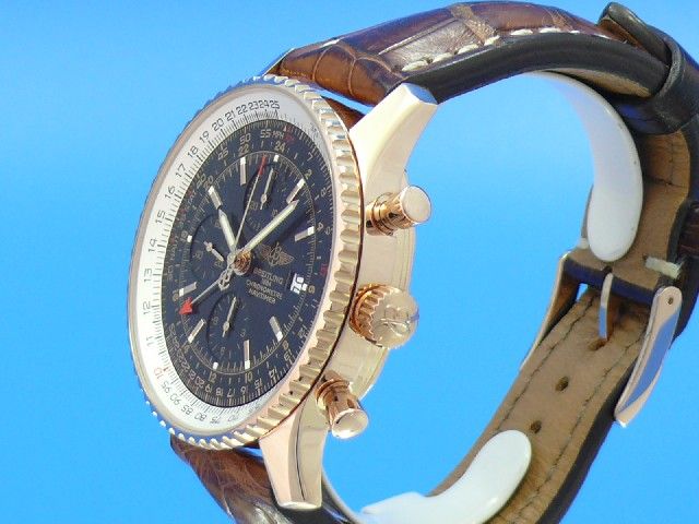 Breitling Navitimer World 18K Rsegold Limitiert!