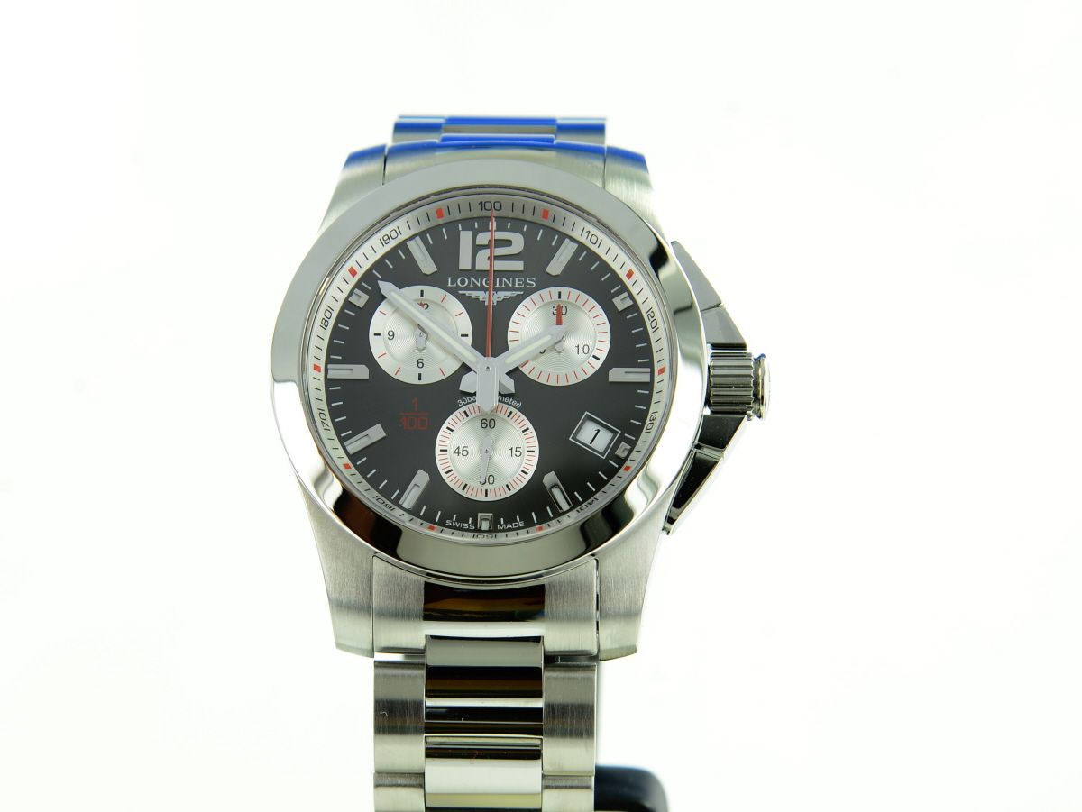 Longines Conquest 1/100th Roland Garros Chronograph L3.700.4.79.6