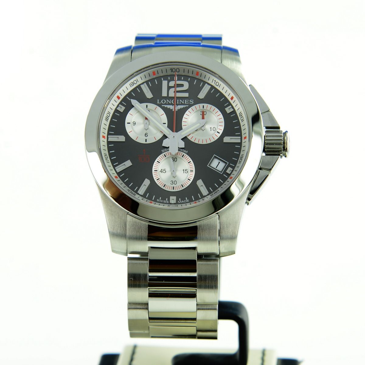 Longines Conquest 1/100th Roland Garros Chronograph L3.700.4.79.6