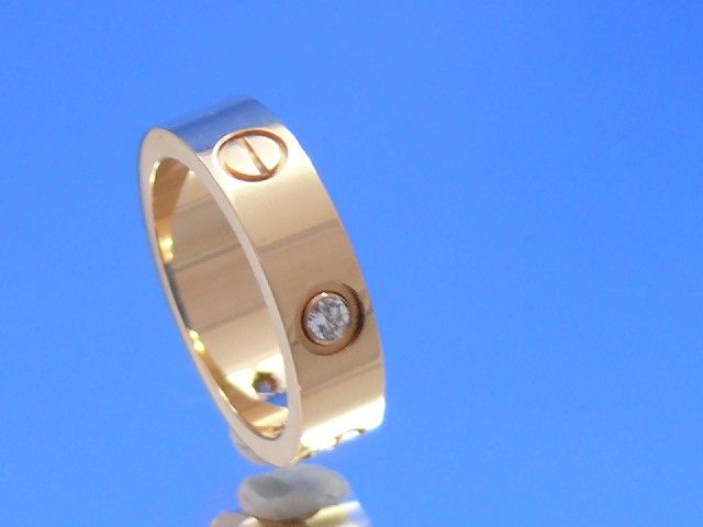 Cartier Love Ring 3 Diamanten 750 K Gold gr.54